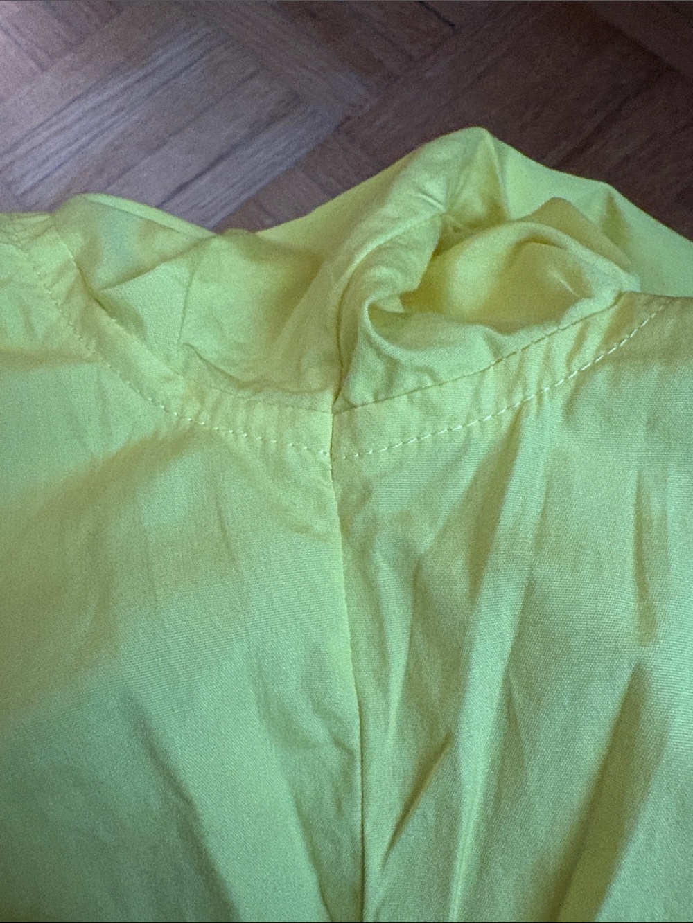 Marc Jacobs Yellow Button-Front Shirt Dress with Black Printed Panel - Picture 5 of 12